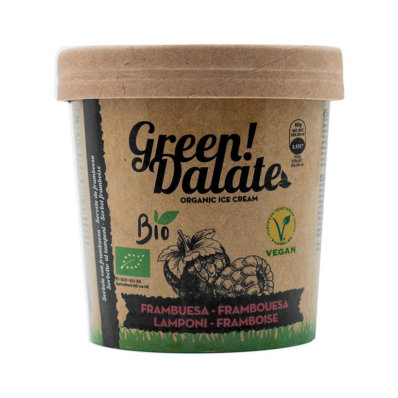 Sorbete Vegano Green Dalate Frambuesa 350ml